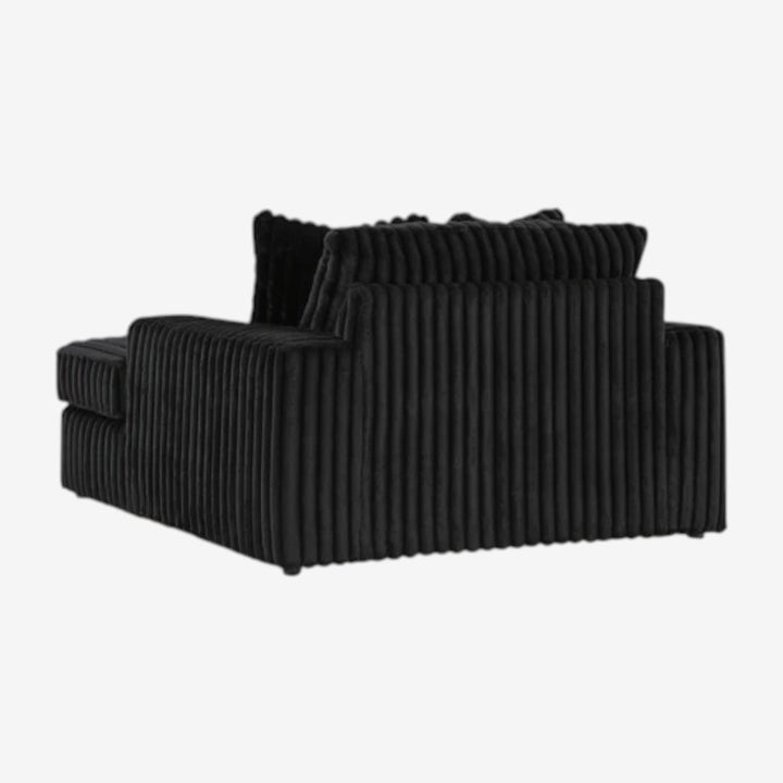 9810315 Midnight-madness Oversized Chaise In Fabric Upholstery - Onyx | Signature Design By Ashley