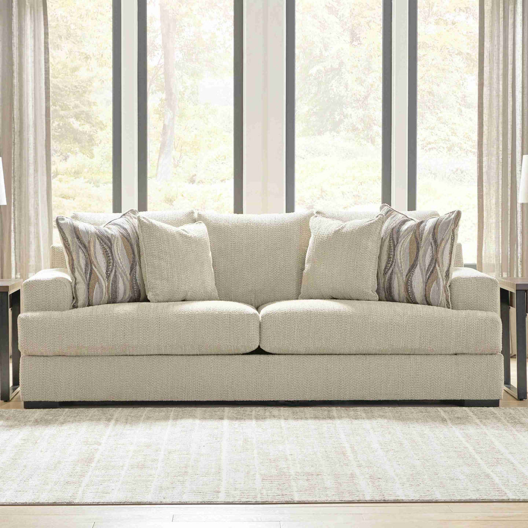 PC6960538 Lofwood Stationary Sofa In Fabric Upholstery - Oatmeal | Signature Design By Ashley