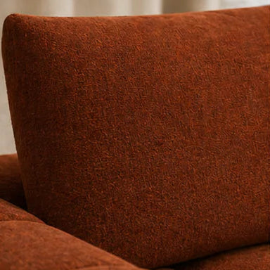 Zara Rust 3-Seater Sofa In Fabric Upholstery