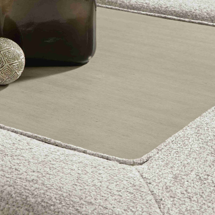 PC6600408 Ashbourne Estate Oversized Accent Ottoman In Fabric Upholstery - Snowstone | Signature Design By Ashley