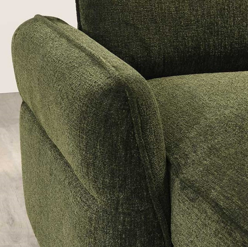 Flick Green Sectional Sofa Bed With Reversible Storage Chaise