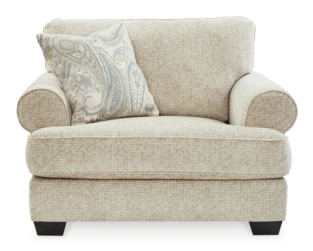 9620523 Monaghan Oversized Armchair In Fabric Upholstery - Sandstone | Signature Design By Ashley