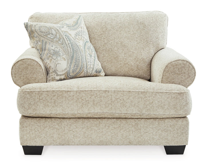 9620523 Monaghan Oversized Armchair In Fabric Upholstery - Sandstone | Signature Design By Ashley