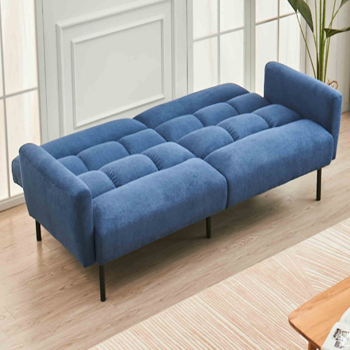 Contemporary Splendid Blue Sofa Bed