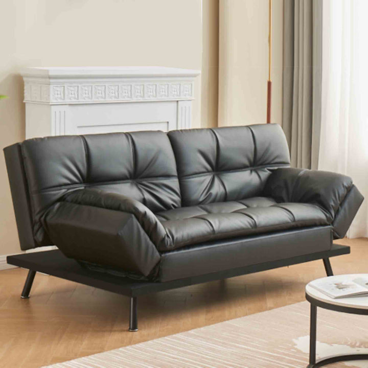 Mesmerizing Black Comfortable Sofa Bed