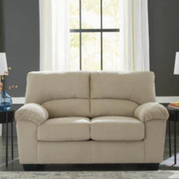 2420335 SimpleJoy Fabric Loveseat - Sand | Signature Design By Ashley