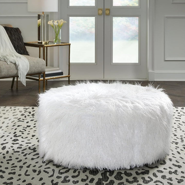 A3000334 Galice Oversized Accent Ottoman - White | Signature Design by Ashley