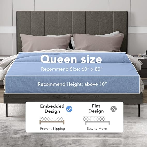 Platform Bed Frame & Free Queen Size Mattress