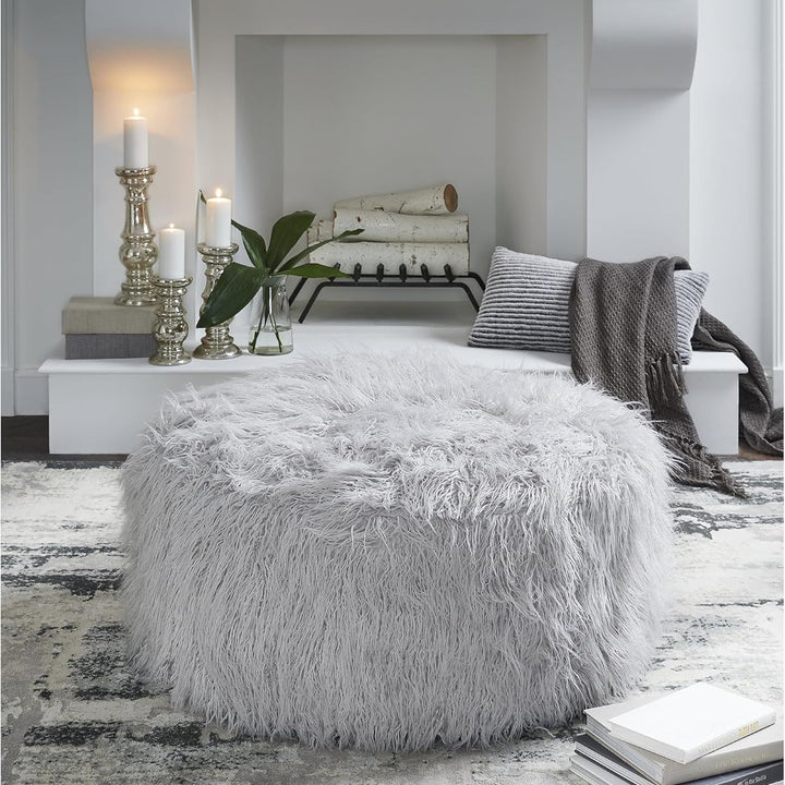 A3000333 Galice Oversized Accent Ottoman - Light Grey | Signature Design by Ashley