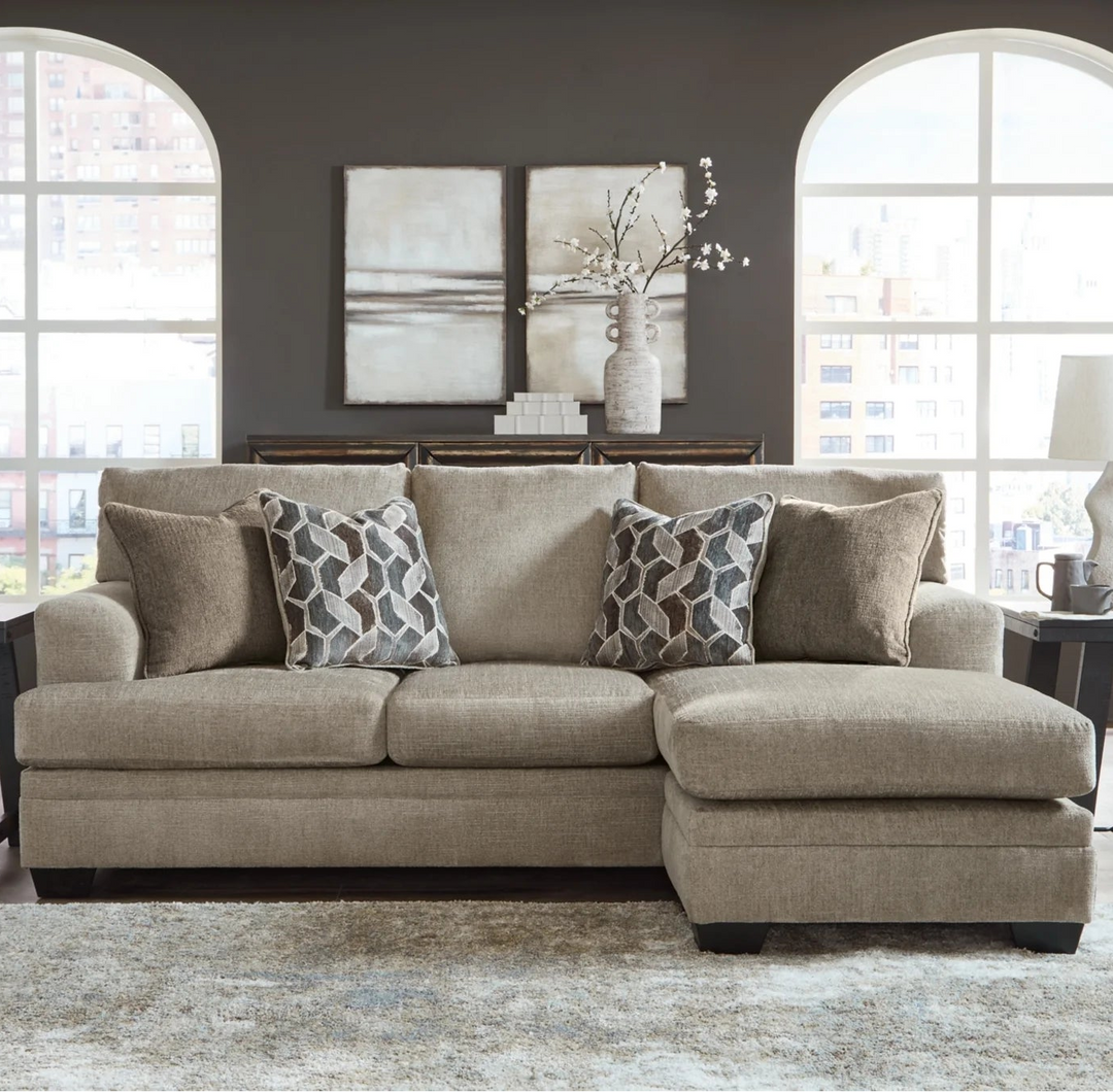 5950418 Stonemeade Reversible Sectional Sofa In Fabric Upholstery - Taupe | Signature Design By Ashley