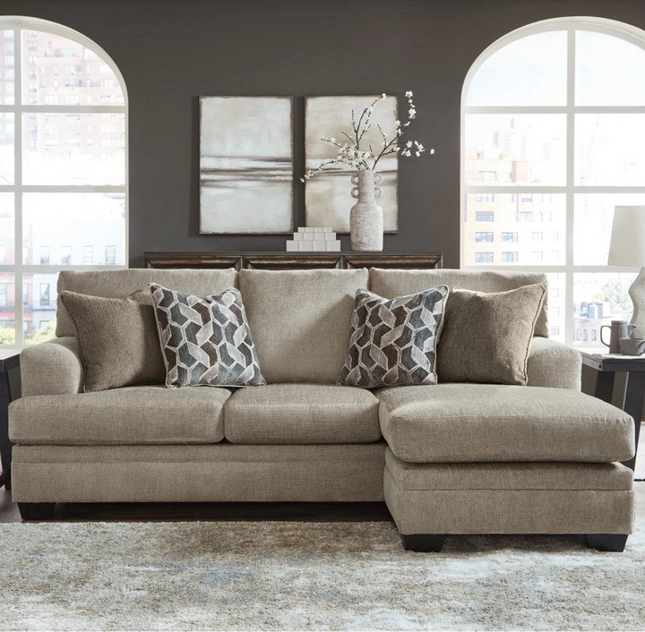 5950418 Stonemeade Reversible Sectional Sofa In Fabric Upholstery - Taupe | Signature Design By Ashley