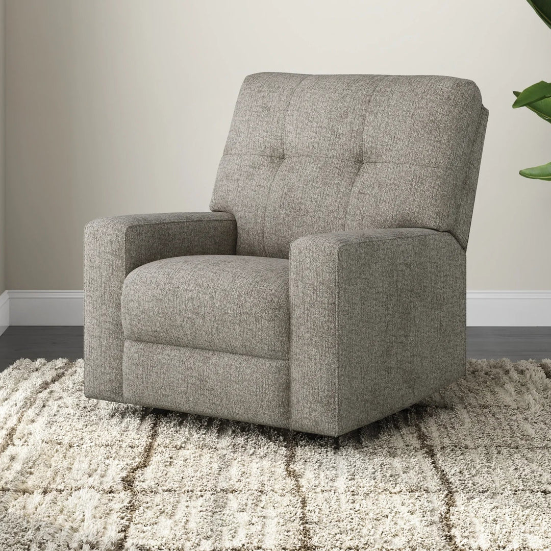 PC2920425 Larimer Rocker Recliner Chair In Fabric Upholstery - Iron | Signature Design By Ashley