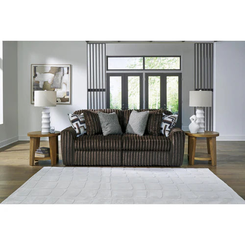 98104S11 Midnight-madness 2-Piece Sectional Sofa In Fabric Upholstery - Chocolate | Signature Design By Ashley