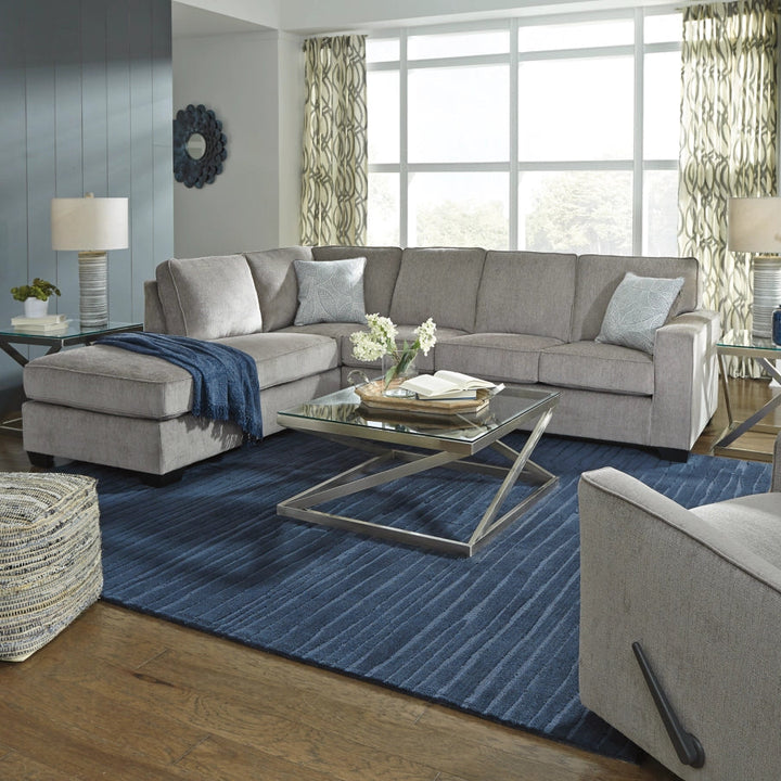 AFHS-1471001K Altari 2-Piece LAF Sectional Sofa - Alloy | Signature Design By Ashley