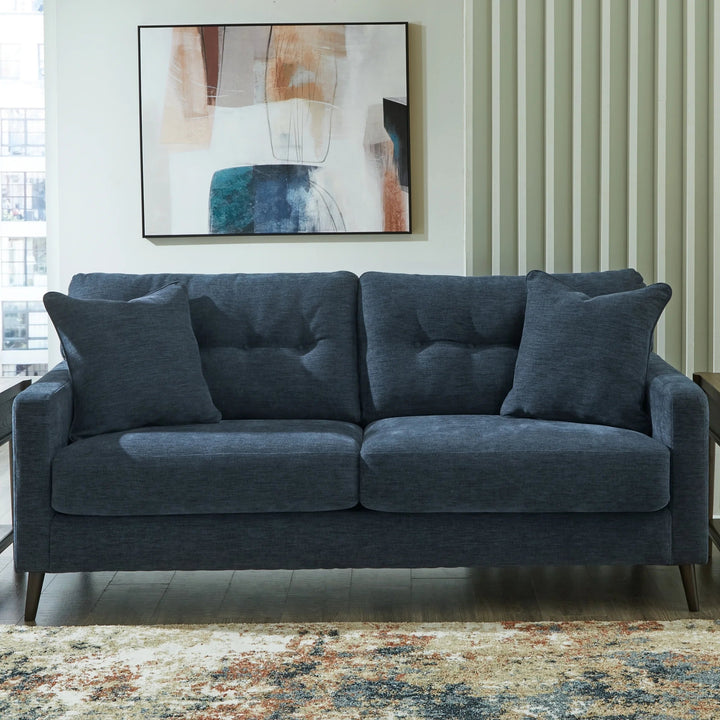 2610638 Bixler Stationary Sofa In Fabric Upholstery - Navy | Signature Design By Ashley