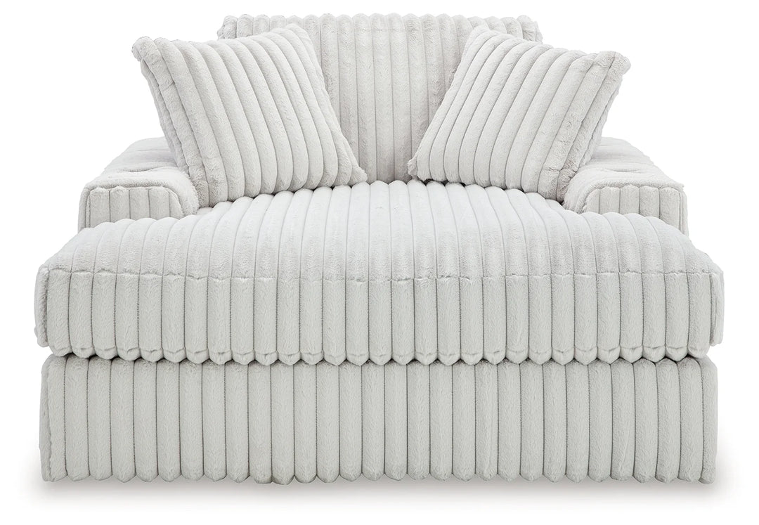 2590315 Stupendous Oversized Chaise In Fabric Upholstery - Alloy | Signature Design By Ashley