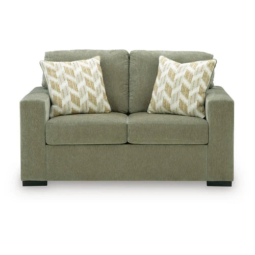 PC6950535 Bridgepoint Loveseat In Fabric Upholstery - Moss | Signature Design By Ashley