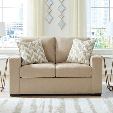 PC6950735 Bridgepoint Loveseat In Fabric Upholstery - Almond | Signature Design By Ashley