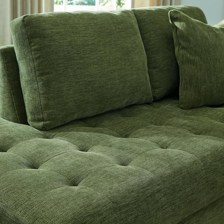 2610717 Bixler RAF Corner Chaise - Olive | Signature Design By Ashley