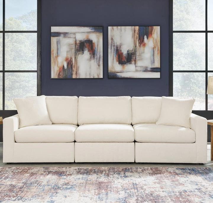 92103S2 Modmax 3-Piece Modular Sofa In Fabric Upholstery - Oyster | Signature Design By Ashley