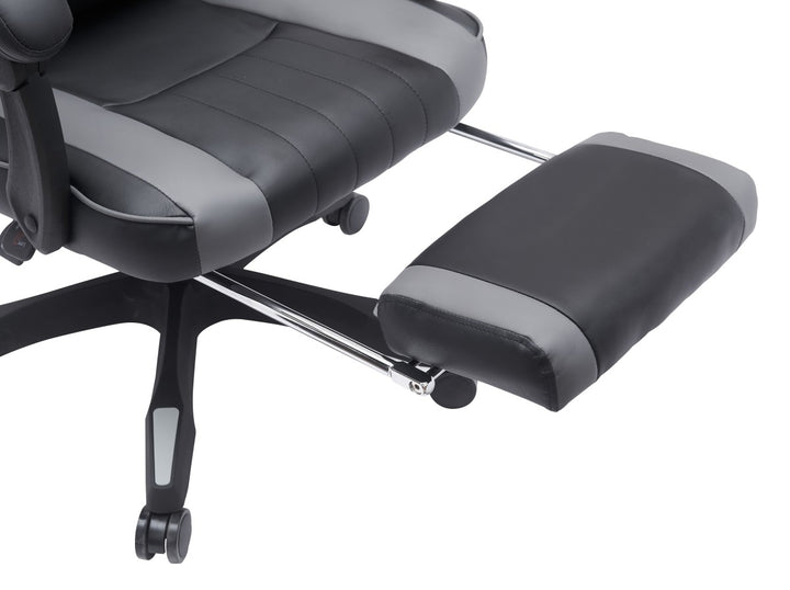 Black/Grey Professional Gaming Chair | Ergonomic Design, Recline Function & Hydraulic Lift