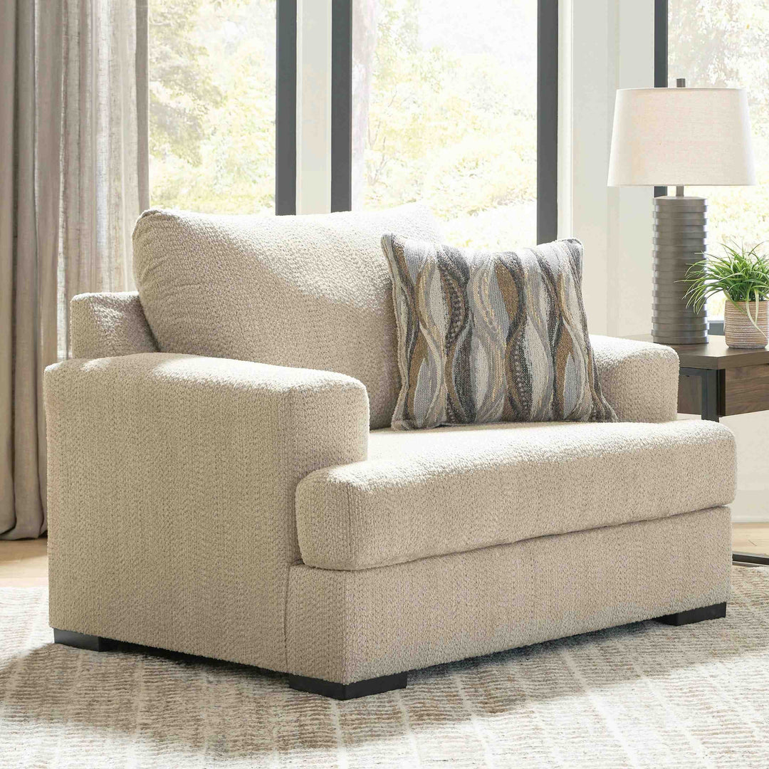 PC6960523 Lofwood Oversized Armchair In Fabric Upholstery - Oatmeal | Signature Design By Ashley