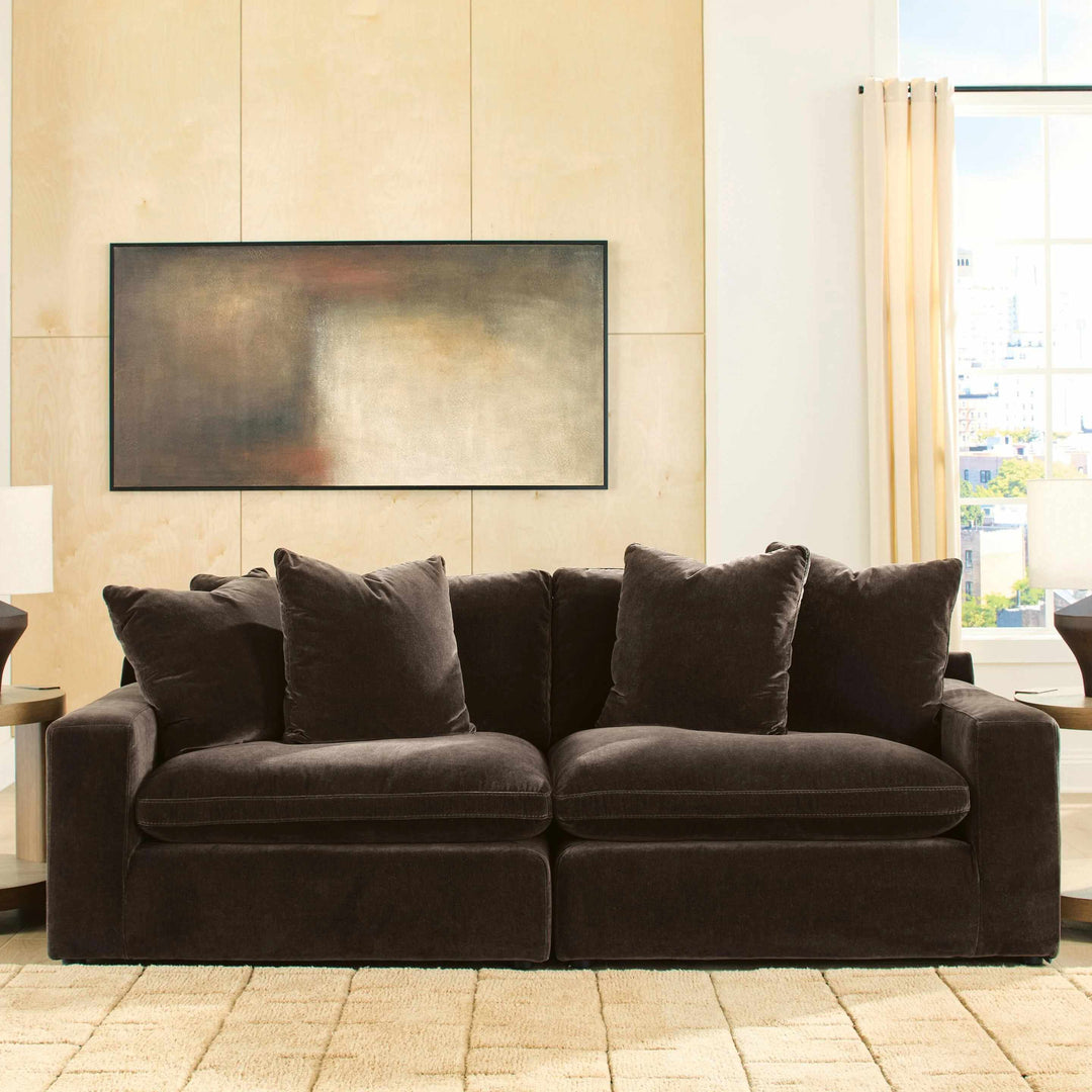 67807S1 Maxton Heights 2-Piece Sectional Sofa In Fabric Upholstery - Bittersweet | Benchcraft By Ashley