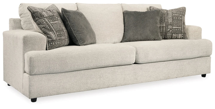 9510438 Soletren Stationary Sofa In Fabric Upholstery - Stone | Signature Design By Ashley