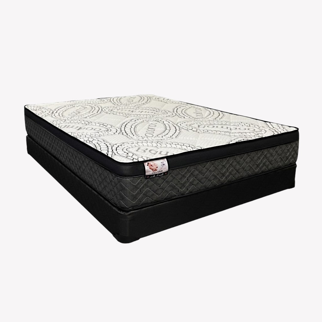 Amenity Medium Firm Mattress | Hybrid Pocket Coil Construction, 2" Euro Top &amp; One-sided Design