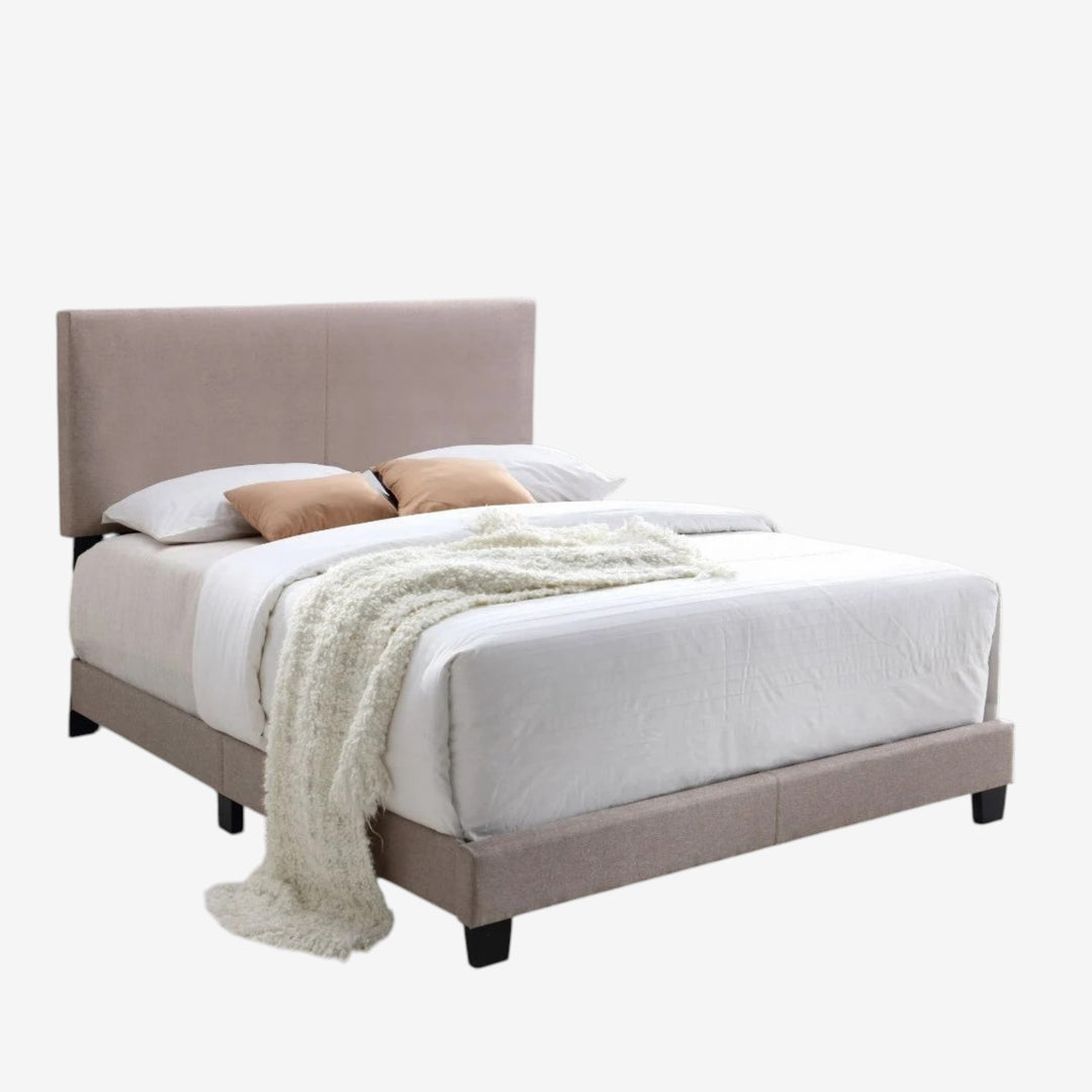 Lawson Fabric Upholstered Platform Bed Frame - Beige