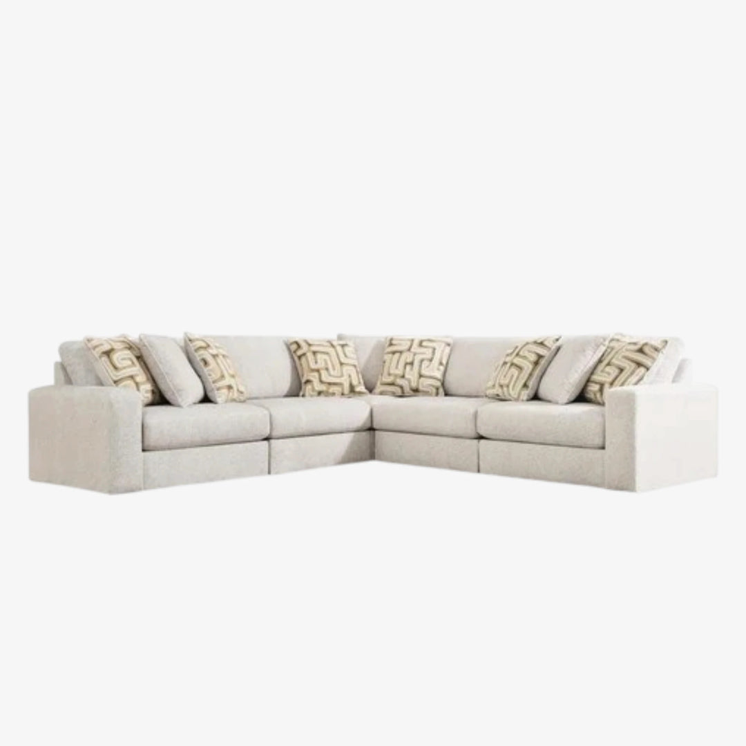 PC68706S17 Kestrie 5-piece Sectional Sofa In Fabric Upholstery - Feathered | Signature Design By Ashley