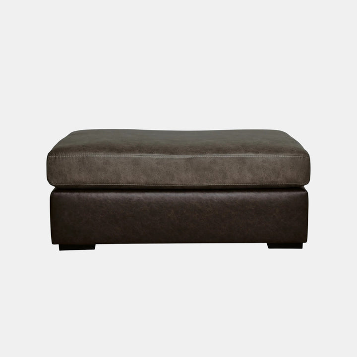 PC6270308 Castille Way Oversized Accent Ottoman In Leather Upholstery - Fossil | Signature Design By Ashley