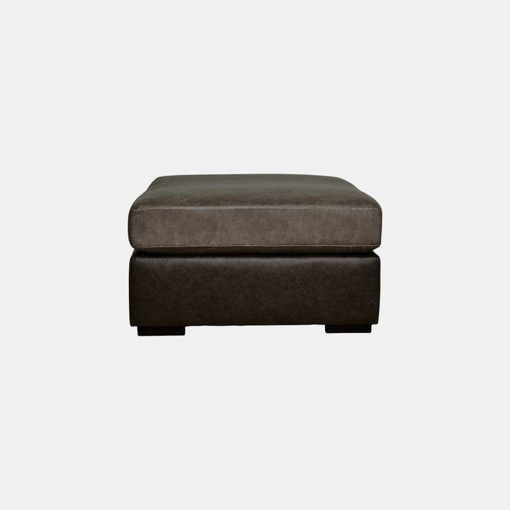 PC6270308 Castille Way Oversized Accent Ottoman In Leather Upholstery - Fossil | Signature Design By Ashley