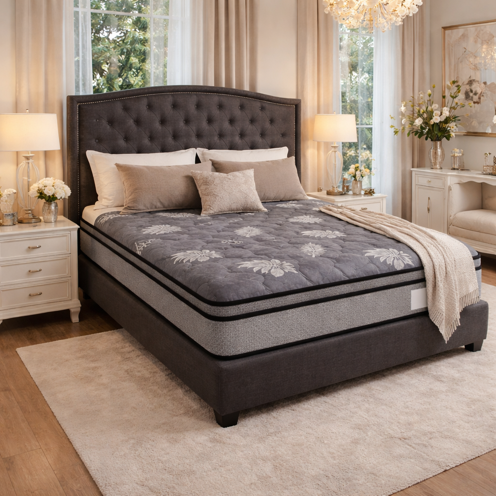Sweet Sleep Medium Firm Mattress | All-Foam Construction, Euro Top &amp; Reversible Design
