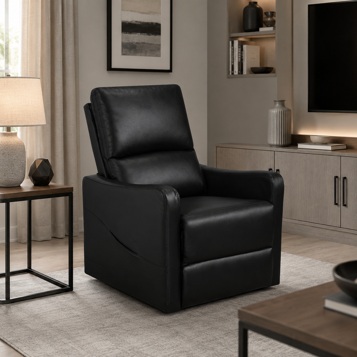 Fusion Recliner Chair With Power Lift Function - Black