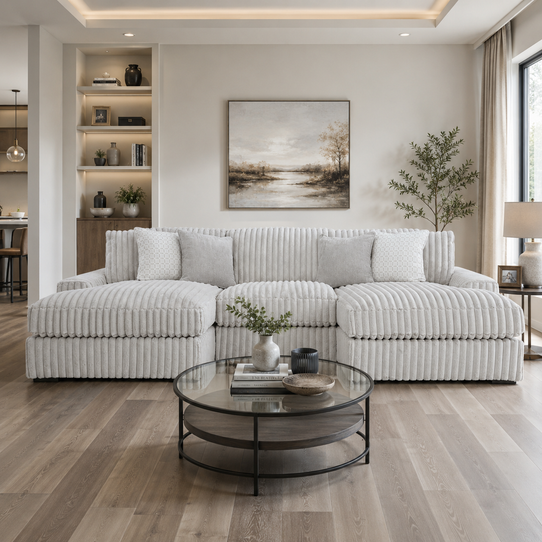 25903S4 Stupendous 3-Piece Sectional Sofa with Dual Chaises - Alloy | Signature Design by Ashley