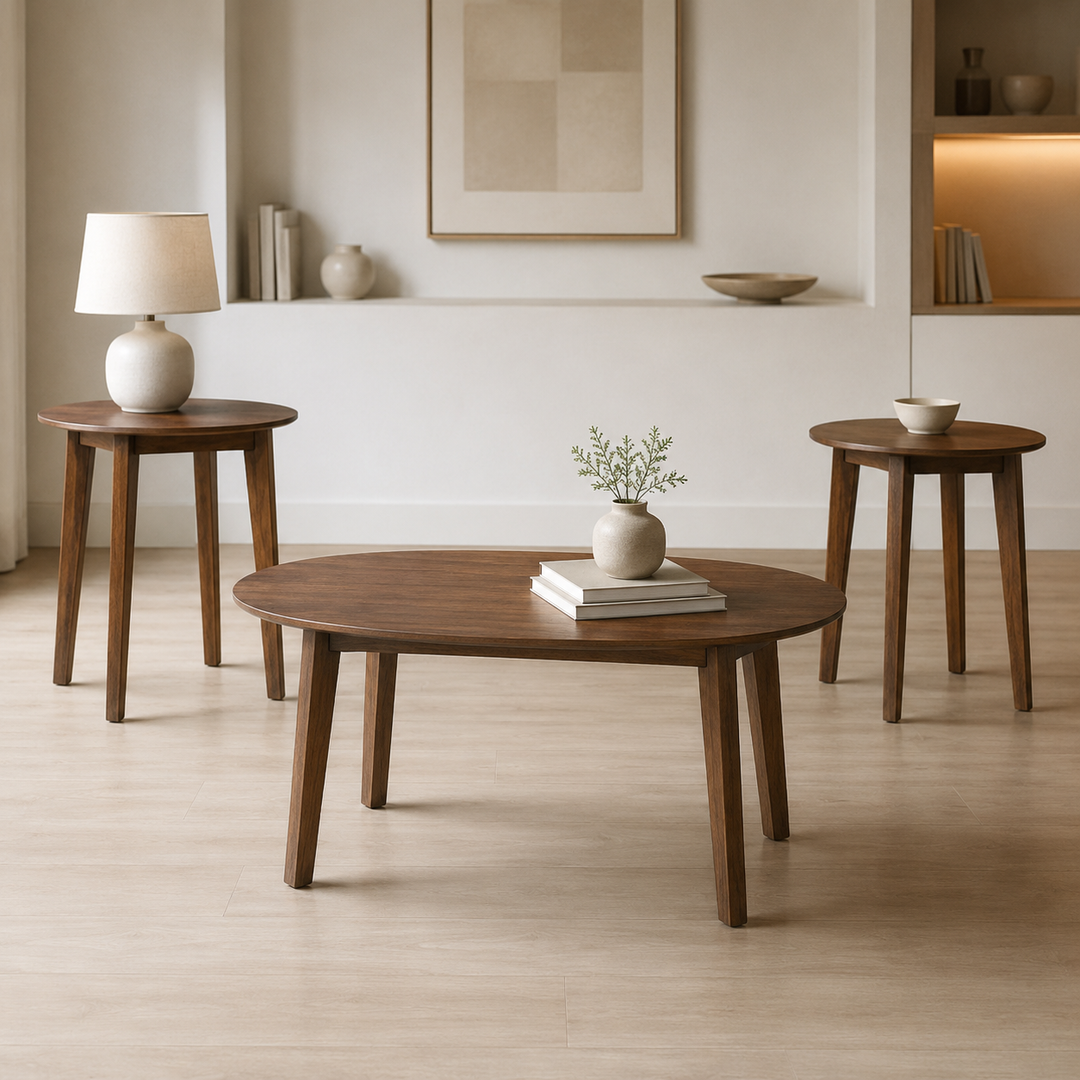 T155-13 Gordonay Occasional Table Set (Set of 3) - Brown | Signature Design By Ashley