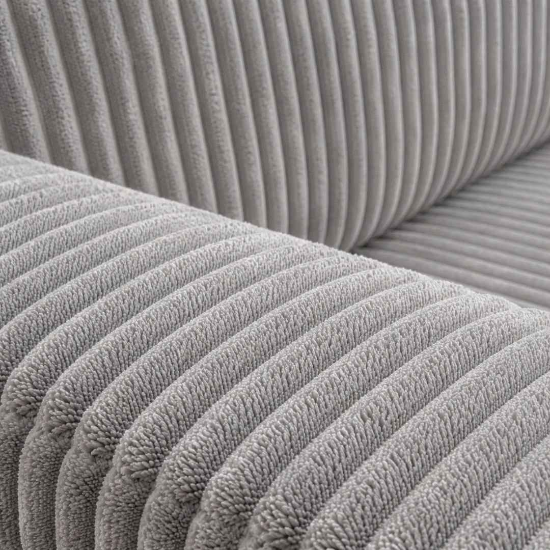 Robin Fabric Upholstered Sectional Sofa Bed With Reversible Storage Chaise - Grey