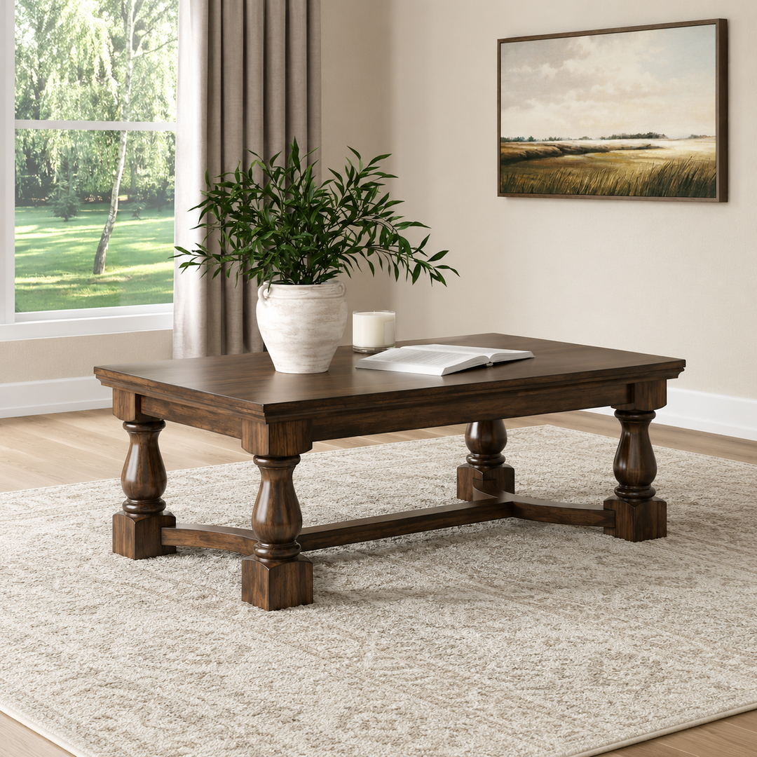 T609-1 Sturlayne Wooden Coffee Table - Brown | Signature Design By Ashley