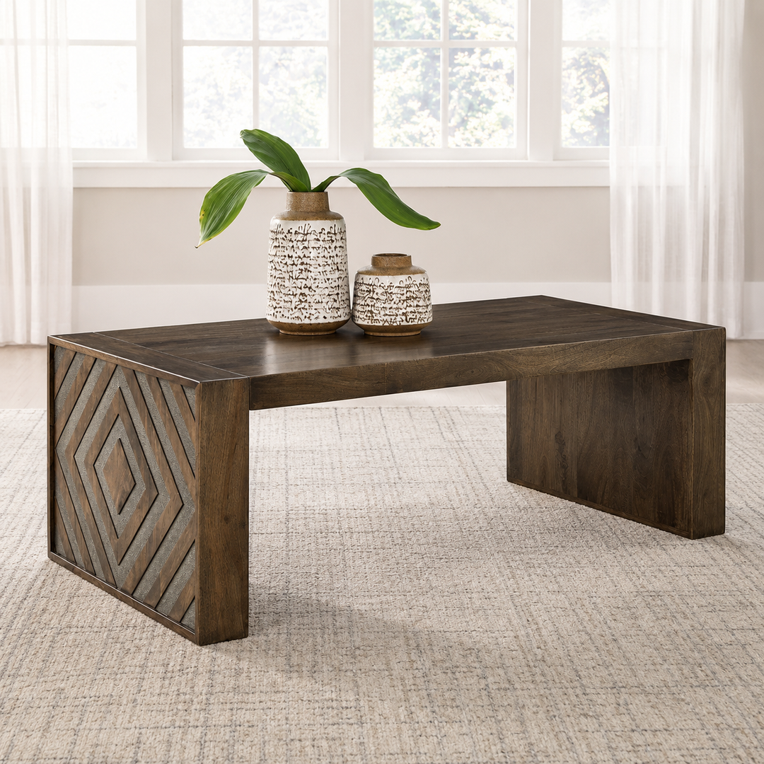 T567-1 Dreggan Wooden Coffee Table - Brown | Signature Design By Ashley