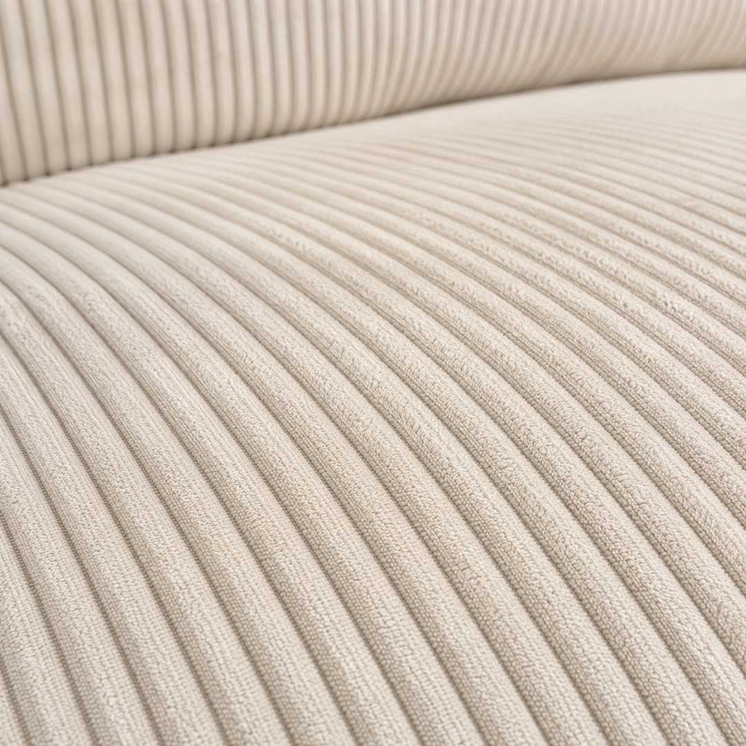 Jade Sofa Bed In Fabric Upholstery - Cream