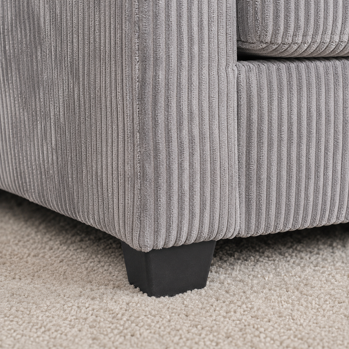 Jade Sofa Bed In Fabric Upholstery - Grey