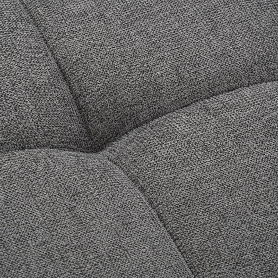 Vision Fabric Upholstered Sectional Sofa Bed With Storage Ottoman - Grey | Available