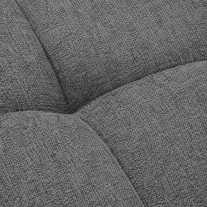 Vision Fabric Upholstered Sectional Sofa Bed With Storage Ottoman - Grey | Available