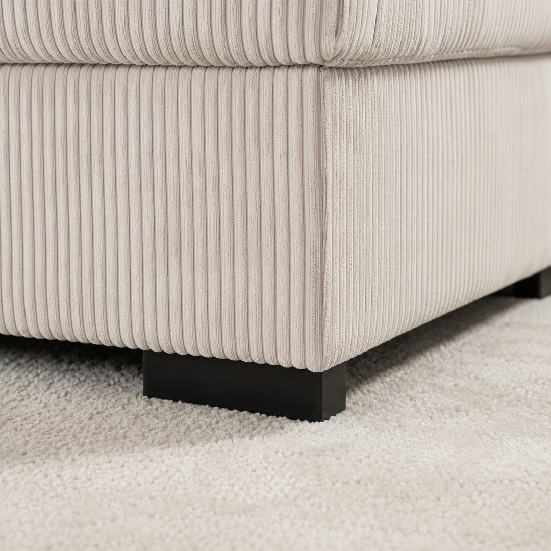 Billy RAF Sectional Sofa Bed In Fabric Upholstery - Beige