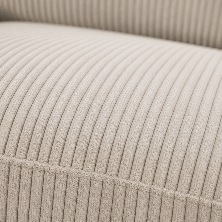 Billy RAF Sectional Sofa Bed In Fabric Upholstery - Beige