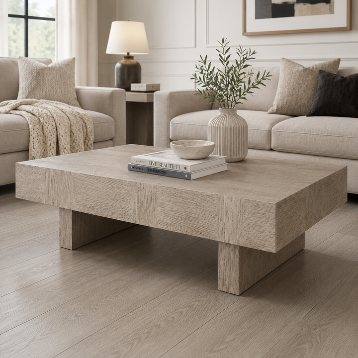 T922-1 Jorlaina Wooden Coffee Table - Light Greyish Brown | Signature Design By Ashley