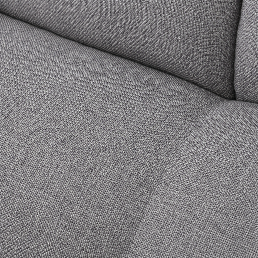 Faith Fabric Upholstered Sectional Sofa Bed With LHF Storage Chaise - Grey
