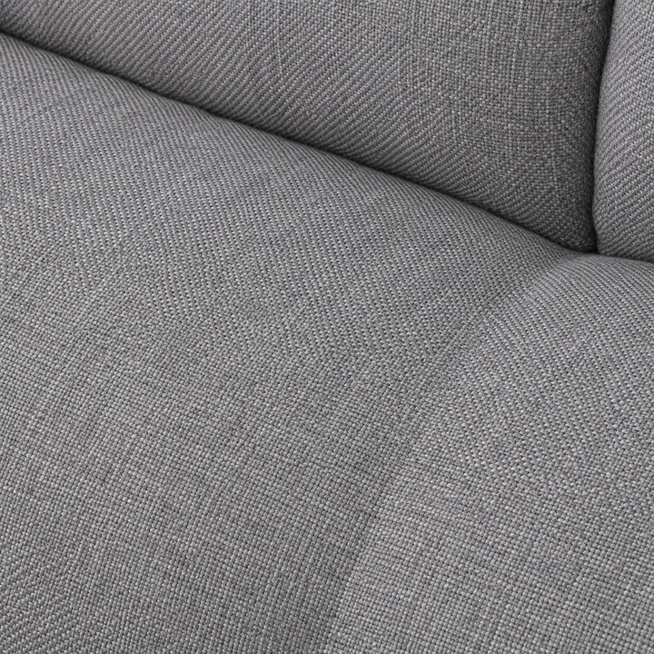 Faith Fabric Upholstered Sectional Sofa Bed With LHF Storage Chaise - Grey