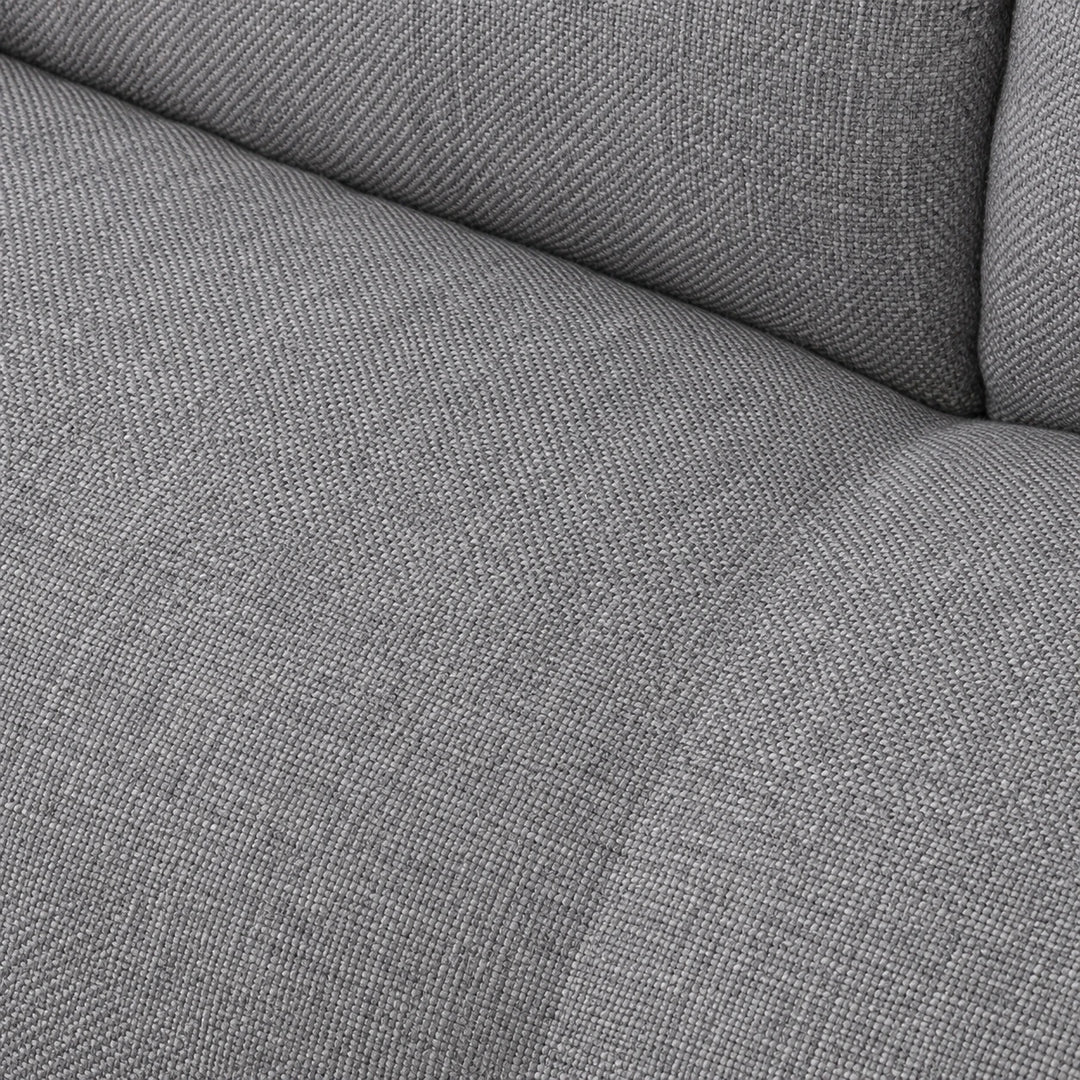 Faith Fabric Upholstered Sectional Sofa Bed With LHF Storage Chaise - Grey
